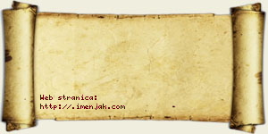 Adam Sebić vizit kartica